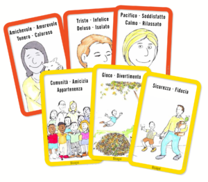 Free Feeling and needs cards Italian